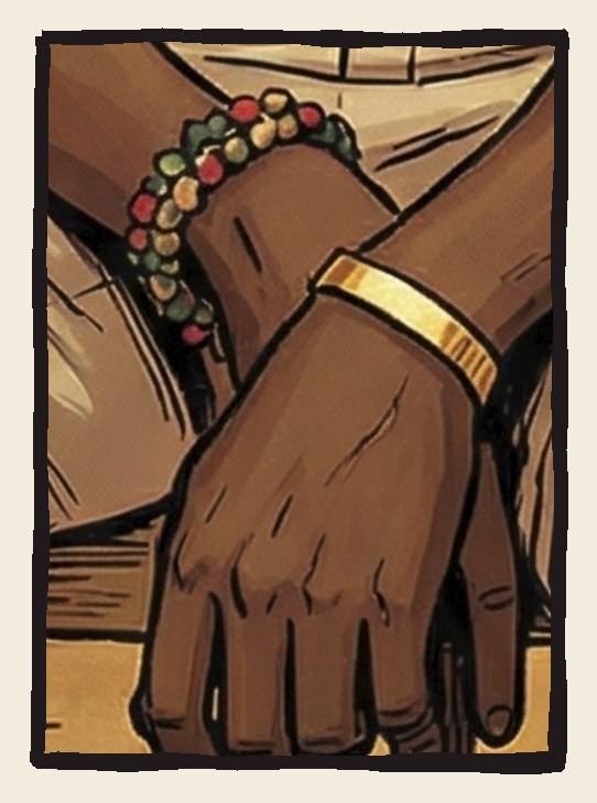 The gestures.